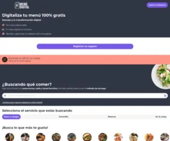 Menudigital.com(Crea el menú de tu restaurante online Gratis) Screenshot