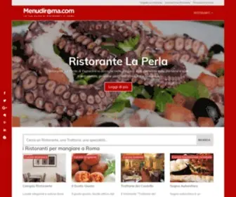 Menudiroma.com(La guida ai ristoranti di Roma) Screenshot