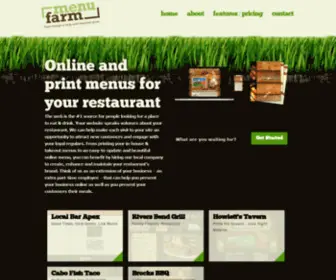 Menufarm.com(Menu Farm) Screenshot