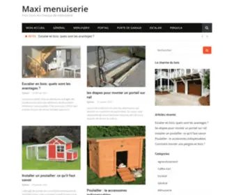 Menuiserie-Mac.fr(Pour tous vos travaux de menuiserie) Screenshot