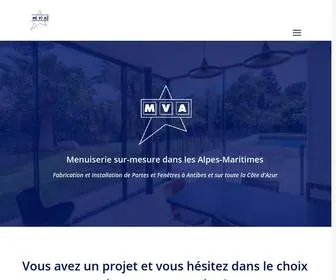 Menuiserie-Mva.com(Menuiserie à Antibes) Screenshot