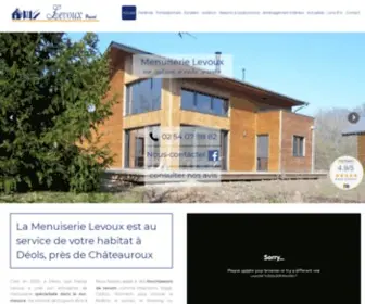 Menuiserielevoux.com(Menuiserie Levoux) Screenshot