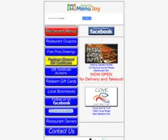 Menujoy.com(Menu Joy) Screenshot