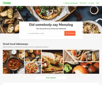 Menulog.com(Order Takeaway Online from Local Food Delivery Restaurants) Screenshot