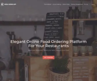 Menuorderapp.com(Menu Order App) Screenshot