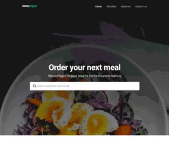 Menupages.com(Your Online Source for Restaurant Menus) Screenshot