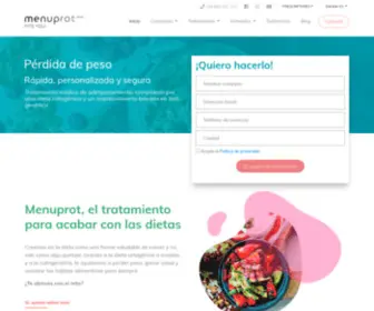 Menuprot.com(Pérdida de peso y nutrición personalizada) Screenshot