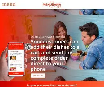 Menurama.app(Create a digital menu for your restaurant) Screenshot