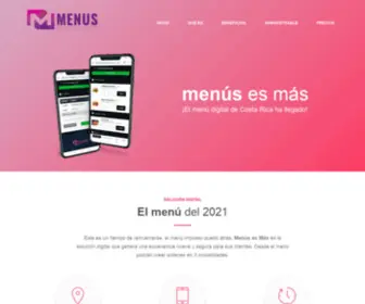 Menusesmas.com(Menús es Más) Screenshot