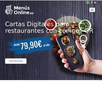 Menusonline.es(Cartas Digitales para Restaurantes) Screenshot