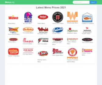 Menuz.org(Restaurant Food Menus and Prices 2021) Screenshot