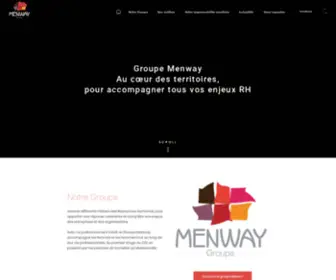 Menway.com(Groupe Menway accompagne vos enjeux en Ressources Humaines) Screenshot