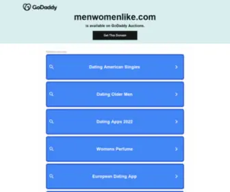 Menwomenlike.com(Your Store) Screenshot