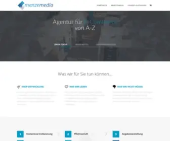 Menzemedia.de(Maintenance Mode) Screenshot