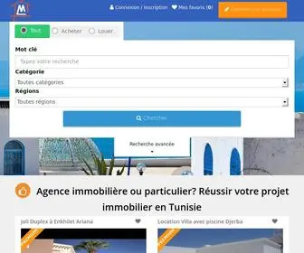 Menzili.tn(Annonces et Agences Immobilieres en Tunisie) Screenshot