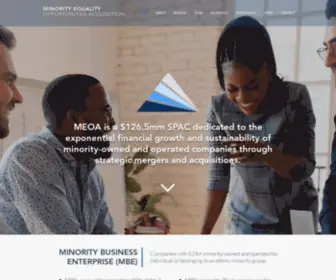 Meoaus.com(Minority Equality Opportunities Acquisition) Screenshot