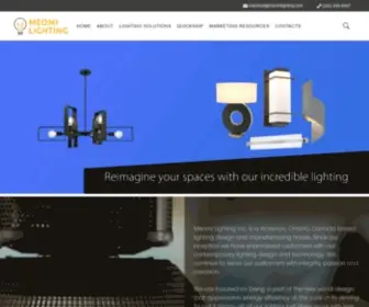 Meomilighting.com(Meomi Lighting Inc) Screenshot