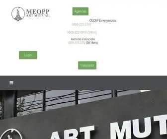 Meopp-ART.org.ar(Aseguradora de Riesgos del Trabajo) Screenshot