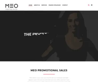 Meosales.com(The Promotional Experts) Screenshot