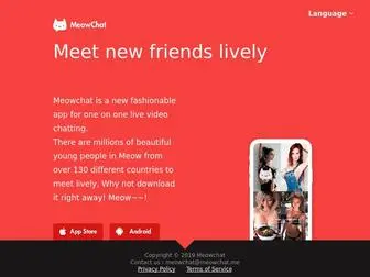 Meowchat.me(MeowChat-a new fashionable app for one on one live video chatting) Screenshot