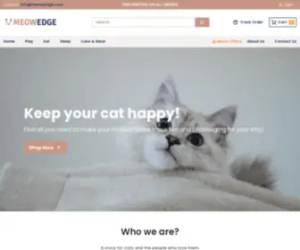 Meowedge.com(Keep Your Cat Happy) Screenshot