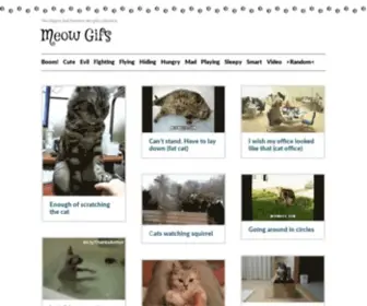 Meowgifs.com(Meow Gifs) Screenshot