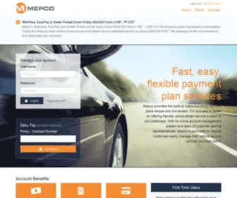 Mepco.com(Mepco Finance Corporation) Screenshot