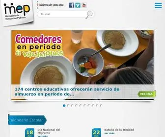 Mep.go.cr(Educación) Screenshot