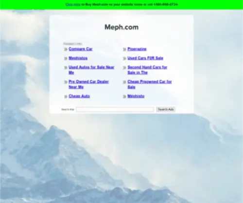 Meph.com(The Leading Meph Site on the Net) Screenshot