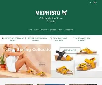 Mephistocanada.com(Mephisto Canada) Screenshot