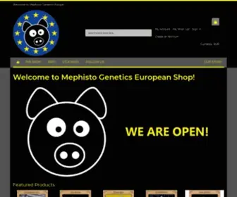 Mephistogenetics.eu(Mephisto Genetics) Screenshot