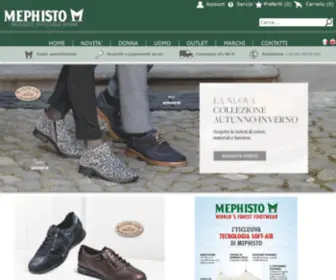 Mephistoshoproma.com(MEPHISTO Roma sito ufficiale) Screenshot
