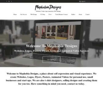 Mephobiadesigns.com(Mephobia Designs T) Screenshot