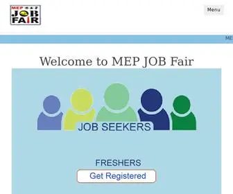 Mepjobfair.com(MEP JOB Fair) Screenshot