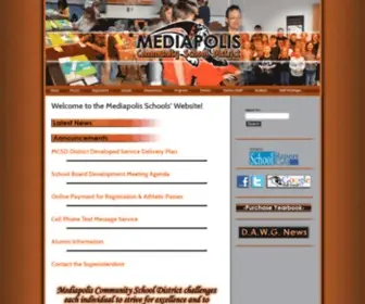 Meposchools.org(Mediapolis Schools) Screenshot