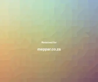 Meppar.co.za(Meppar) Screenshot