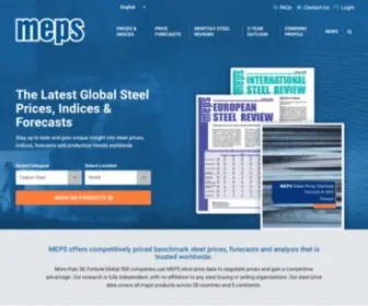 Mepsinternational.com(MEPS International Ltd) Screenshot