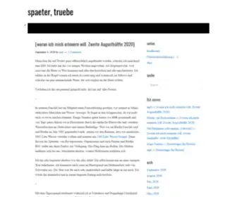 Mequito.org(Spaeter, truebe) Screenshot