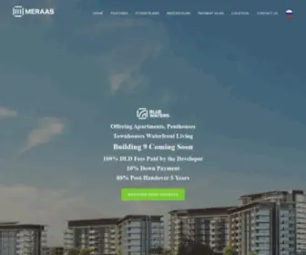 Meraasbluewaters.com(Meraas Bluewaters Apartments) Screenshot