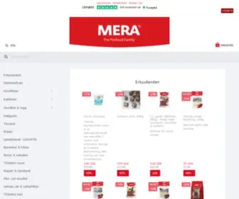 Meradog.se(Meradog/Mera Petfood) Screenshot