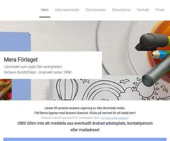 Meraforlaget.se(Mera Förlaget) Screenshot