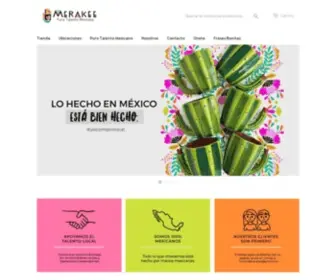 Merakee.com.mx(Merakee Puro Talento Mexicano) Screenshot