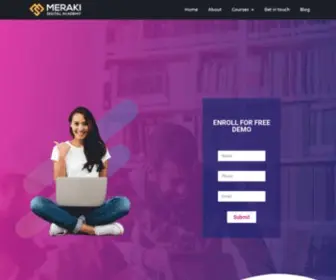 Merakidigitalacademy.com(Meraki Digital Academy) Screenshot