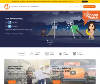 Meralco.com.ph(Meralco celebrates 117 years of service in 2020. Our mission) Screenshot