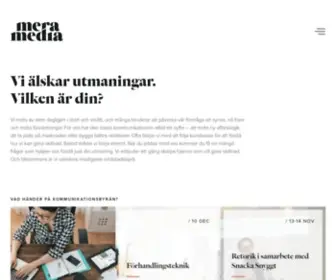 Meramedia.se(Umbraco) Screenshot