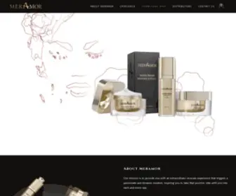 Meramor.com(Luxury Skincare From The Sea) Screenshot