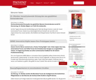 Meraner.eu(/ Meraner Stadtanzeiger) Screenshot