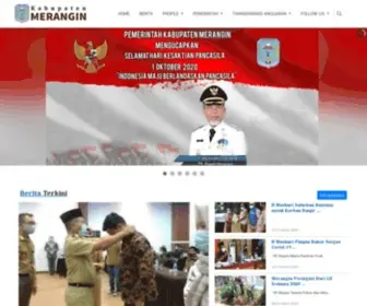 Meranginkab.go.id(Selamat Datang di Situs Resmi Pemerintah Kabupaten Merangin) Screenshot