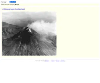 Merapi.com(HTML 5 complete) Screenshot