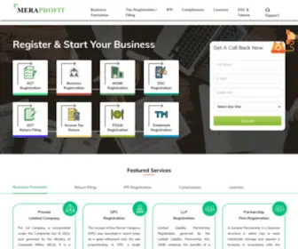 Meraprofit.co.in(Company Registration Online) Screenshot